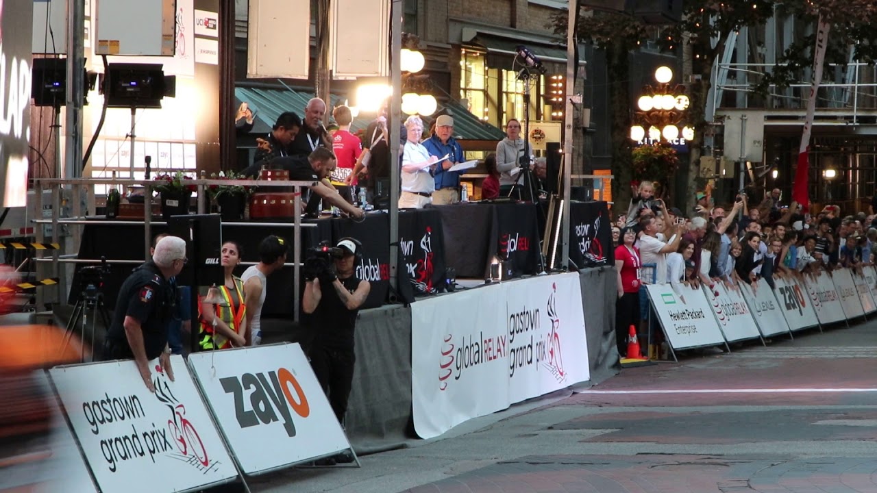 2018 Global Relay Gastown Grand Prix Men's Finish YouTube
