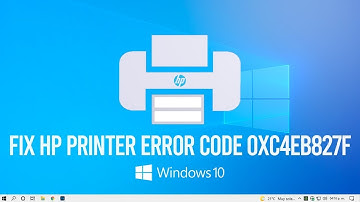 Fix HP Printer Error Code 0xc4eb827f on Windows 10   11