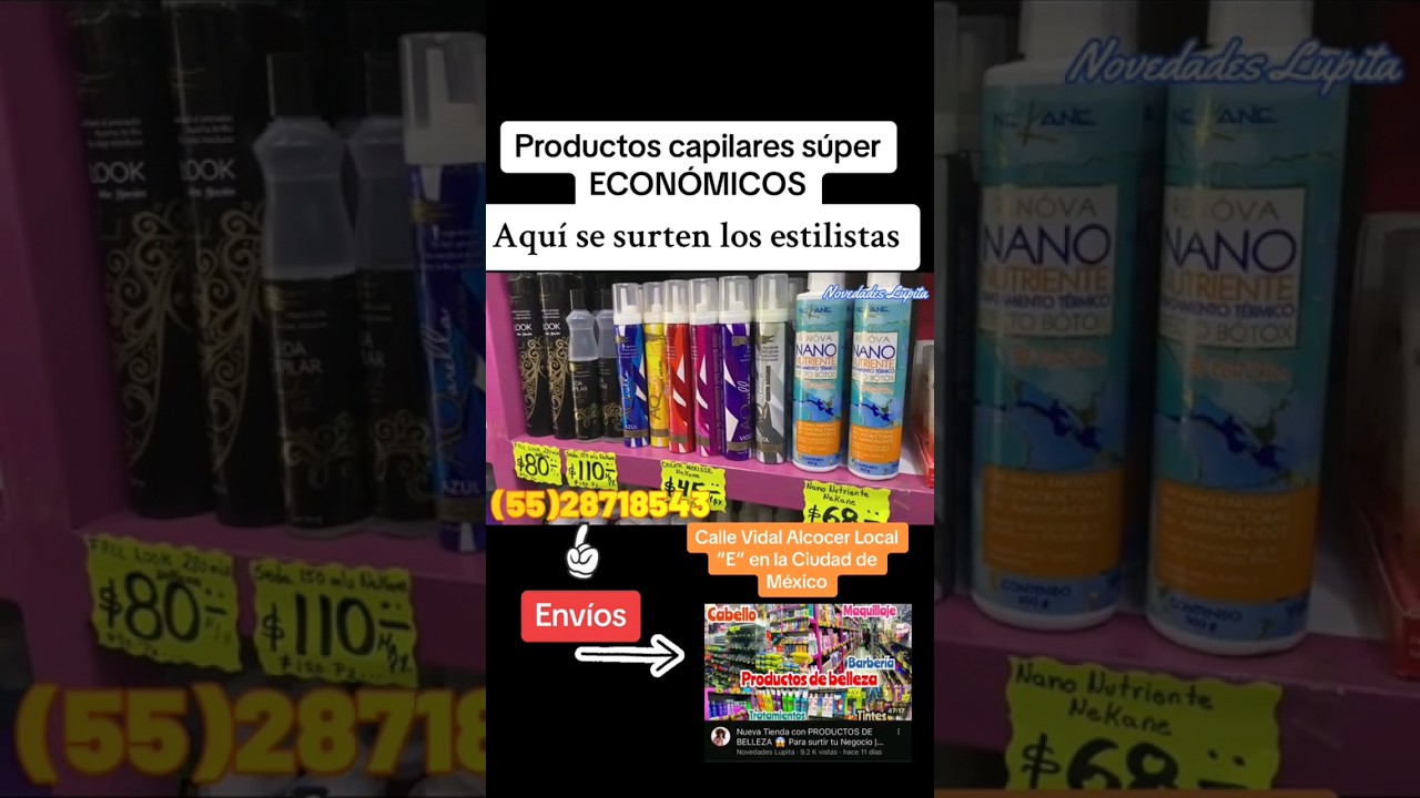 Aquí se surten los estilistas 😱. . 