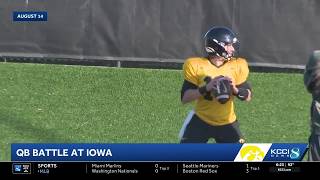 Iowa releases first depth chart; still undecided at QB