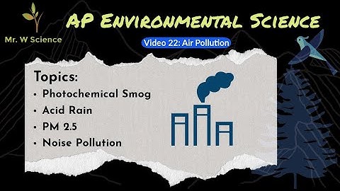 Video 22: Outdoor Air Pollution (APES Unit 7 - Atmospheric Pollution)