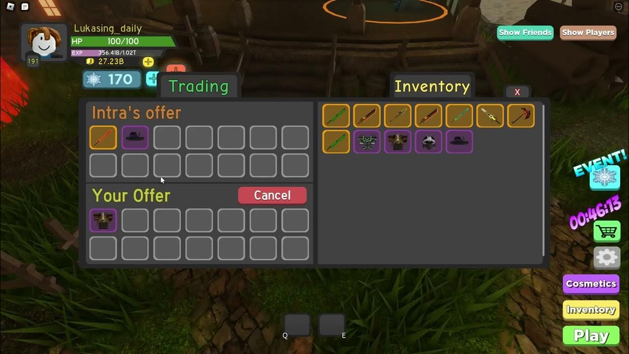 Dungeon Quest god pot trade 26 YouTube