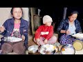 Anuma is learning to cook  bhumi sarmila family in the village bhumicooking