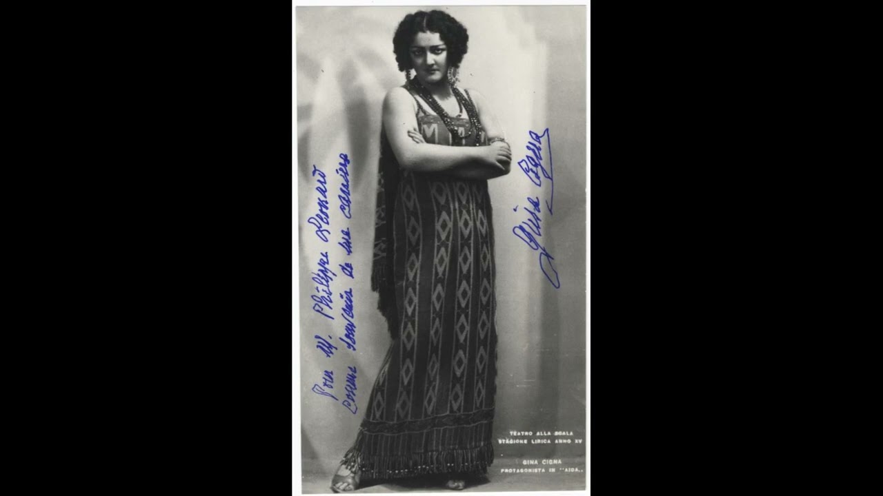 Verdi - Aida - Ritorna vincitor! - Gina Cigna - de Sabata (Berlin, 1937)