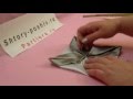 Уроки рукоделия - оригами из ткани цветок Целозия.