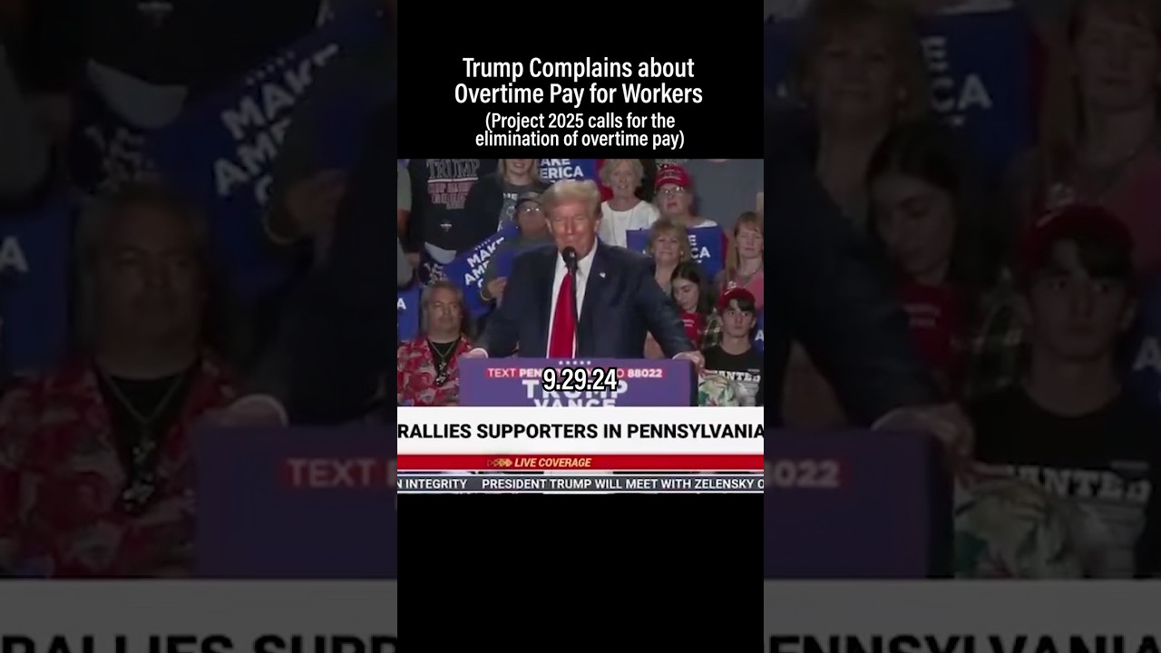 Trump Seeks to END OVERTIME PAY for Workers…