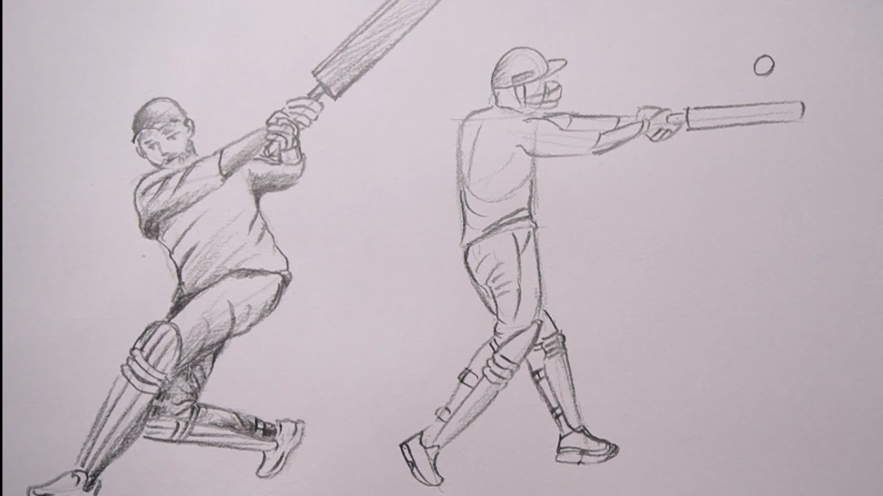 Free Cricket Sketch Photos and Vectors
