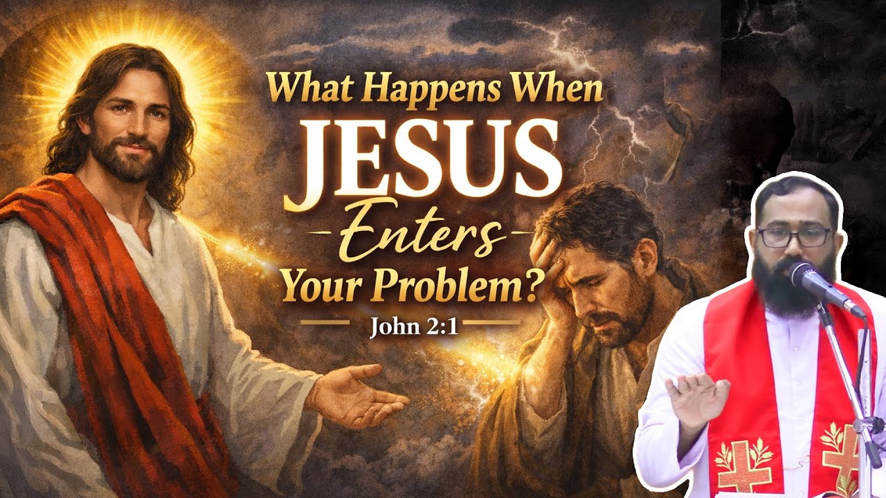 Problem Jesue What Happens When Jesus Enters Your Problem? | Promise of the Day | Fr ...