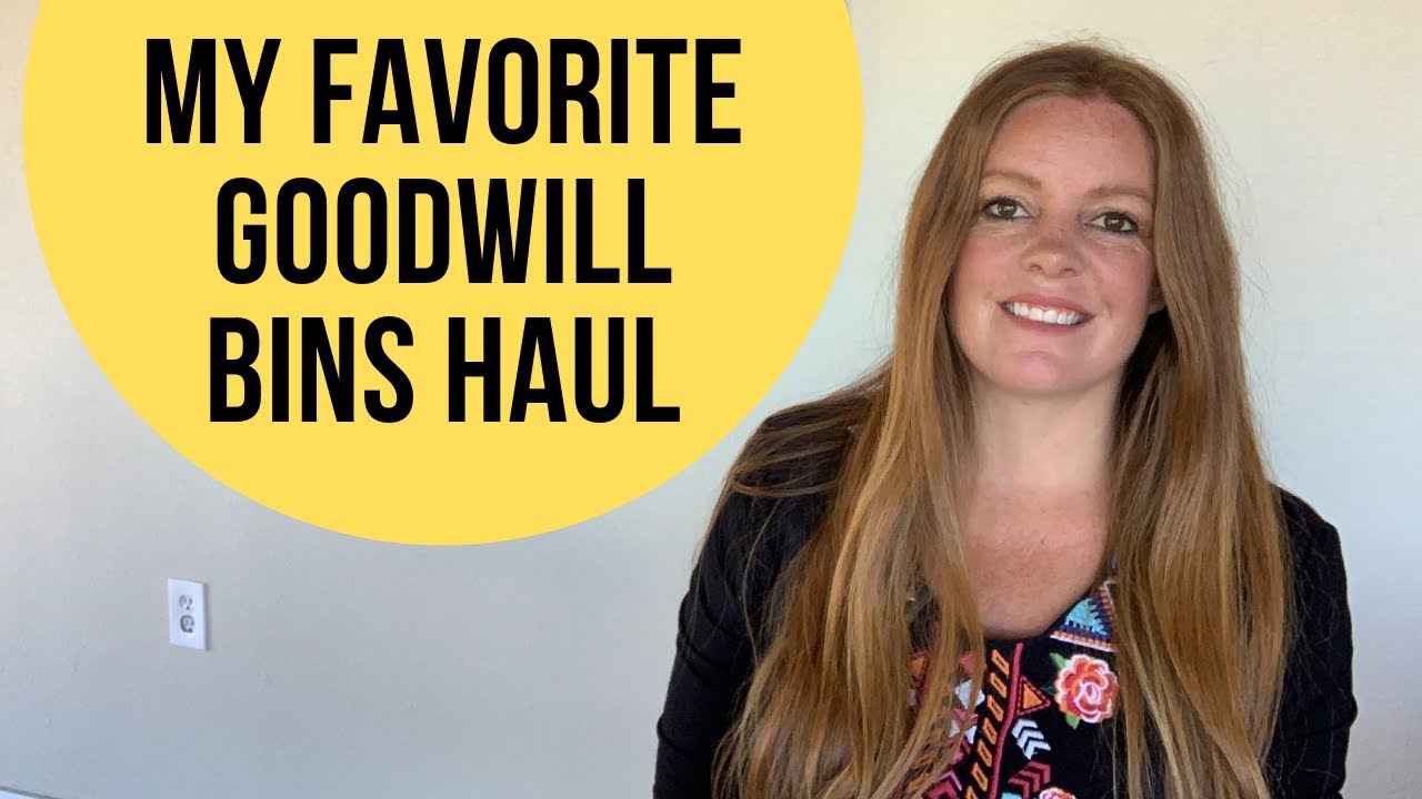 Goodwill Bins Haul - My Favorite One So Far? - YouTube