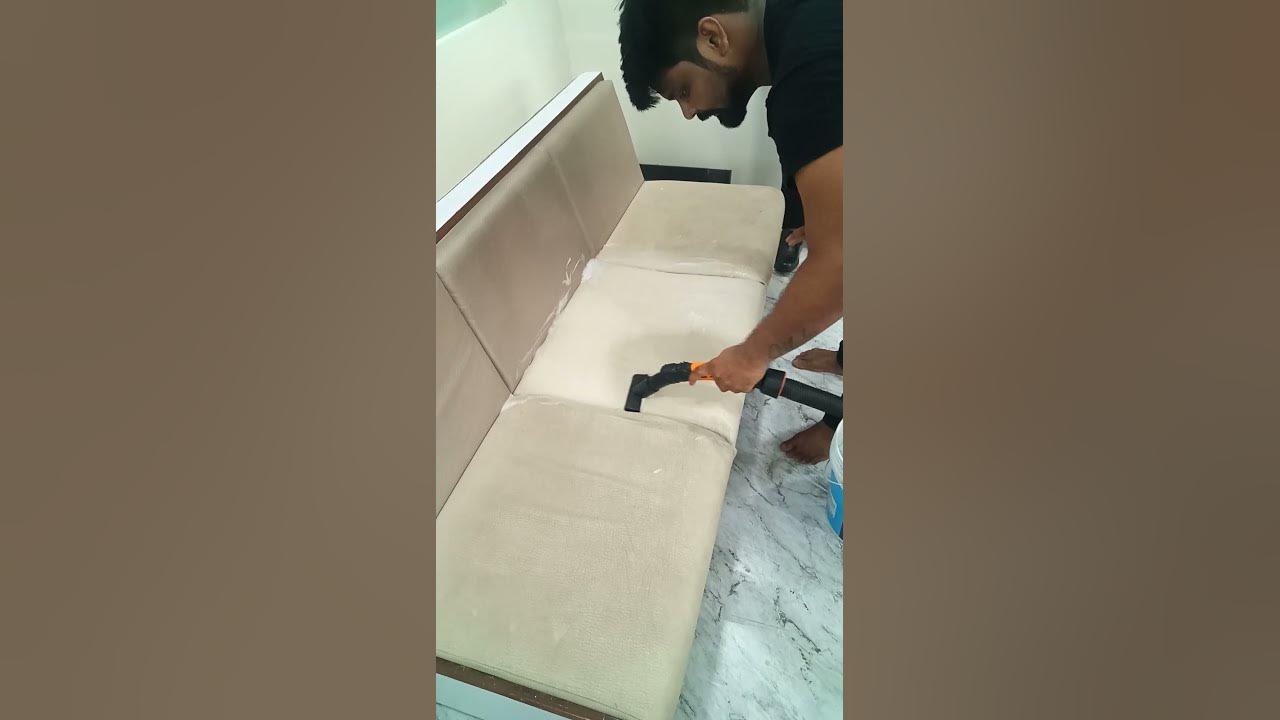 how-to-clean-rexine-sofa-at-home-youtube