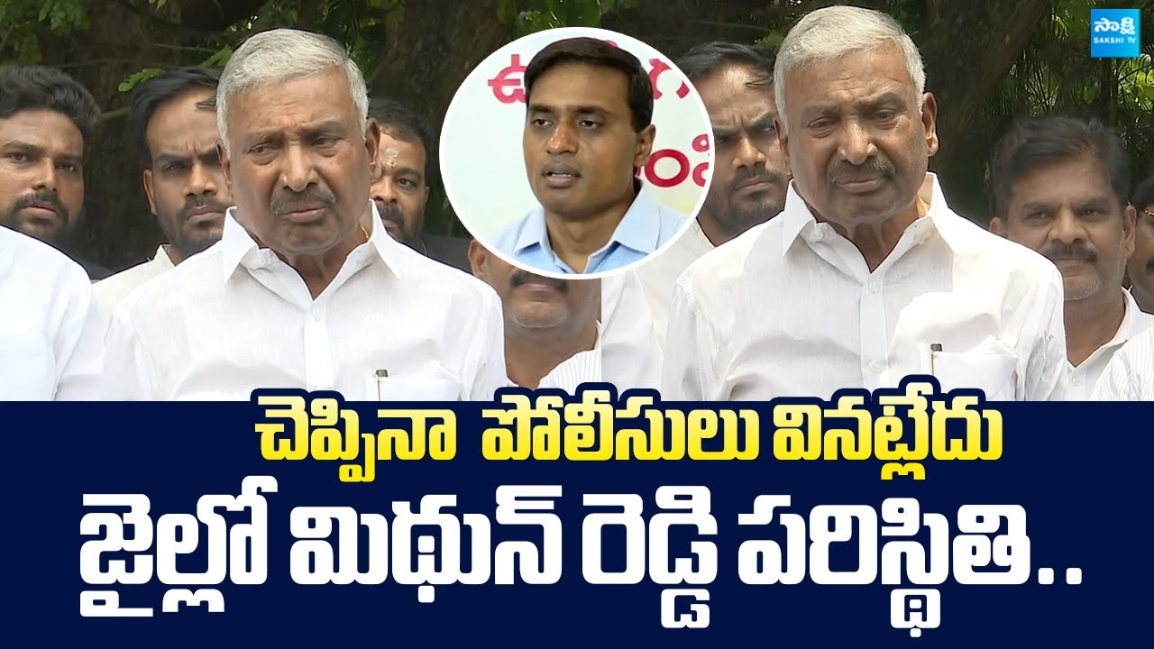 Peddireddy Ramachandra Reddy About Mithun Reddy Situation in Jail ...