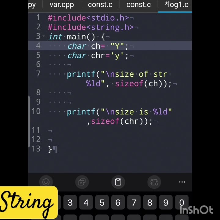 String functions in C with examples - YouTube