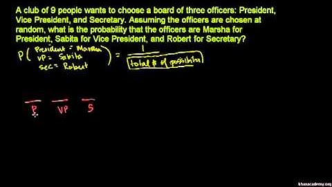 Example: Different ways to pick officers