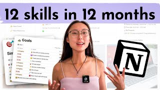 I Learned 12 NEW Skills in 12 Months - here's how