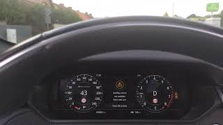 Range Rover Velar HDC not available system fault