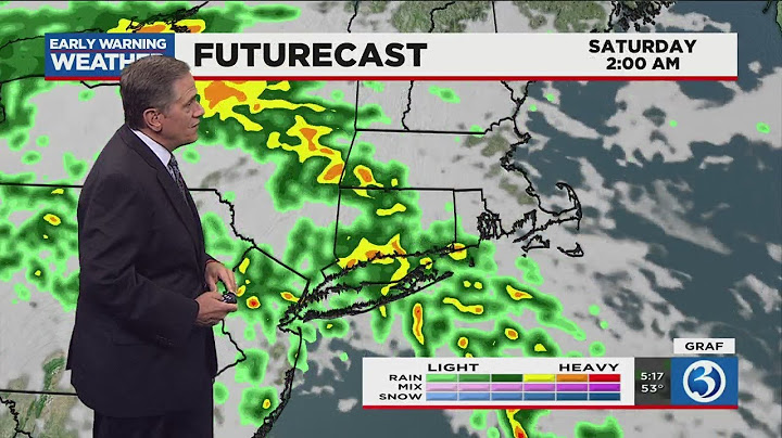FORECAST: A rainy start to the weekend