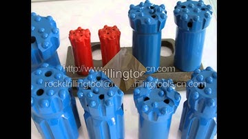 rock drilling tools, rock tools, button bits, integral drill steels, extension rod, conical bits