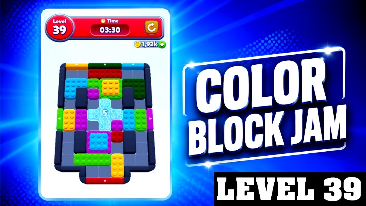 Color Block Jam Level 39 Walkthrough Guide - YouTube