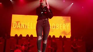Video thumbnail of "Danielle Bradbery singing Red Wine on a White Couch in Youngstown, OH"