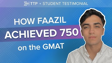 How Faazil Scored 750 on the #GMAT Using the #TargetTestPrep Online Course ‍🧑‍💻