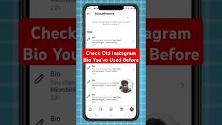 How to Check Old Instagram Bio You’ve Used Before?