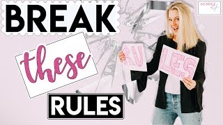 5 Fashion Rules You SHOULD Break!