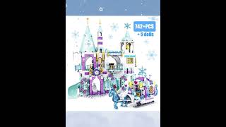 Friends Princess Luxury Ice Castles Playground House Movies Winter Snow