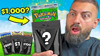 These Pokemon Mystery Bags Have $1 OR $1,000 Packs Inside!