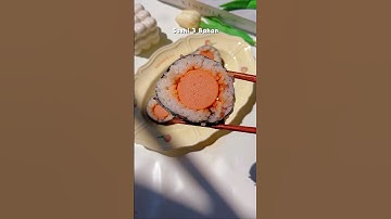 ✨️Bikin Sushi Cuma Pakai 3 Bahan‼️🍣 #shorts #sushi #resepmudah #masak #easyrecipe #cooking