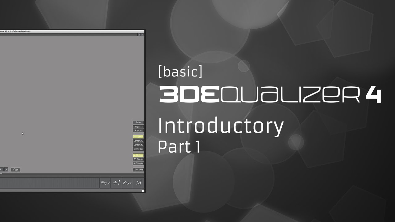 Basic users. 3dequalizer. 3dequalizer Distortion Grid. Introduction on Project.