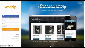 Getting started with Weebly