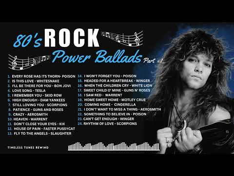 Rock Ballads 80s 90s 🎶