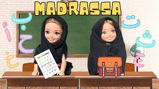 Going to ARABIC SCHOOL / MADRASSA | NAUGHTY KID in CLASS | MUSLIM BARBIE family ROLEPLAY