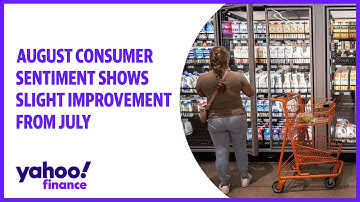 August consumer sentiment shows slight improvement from July