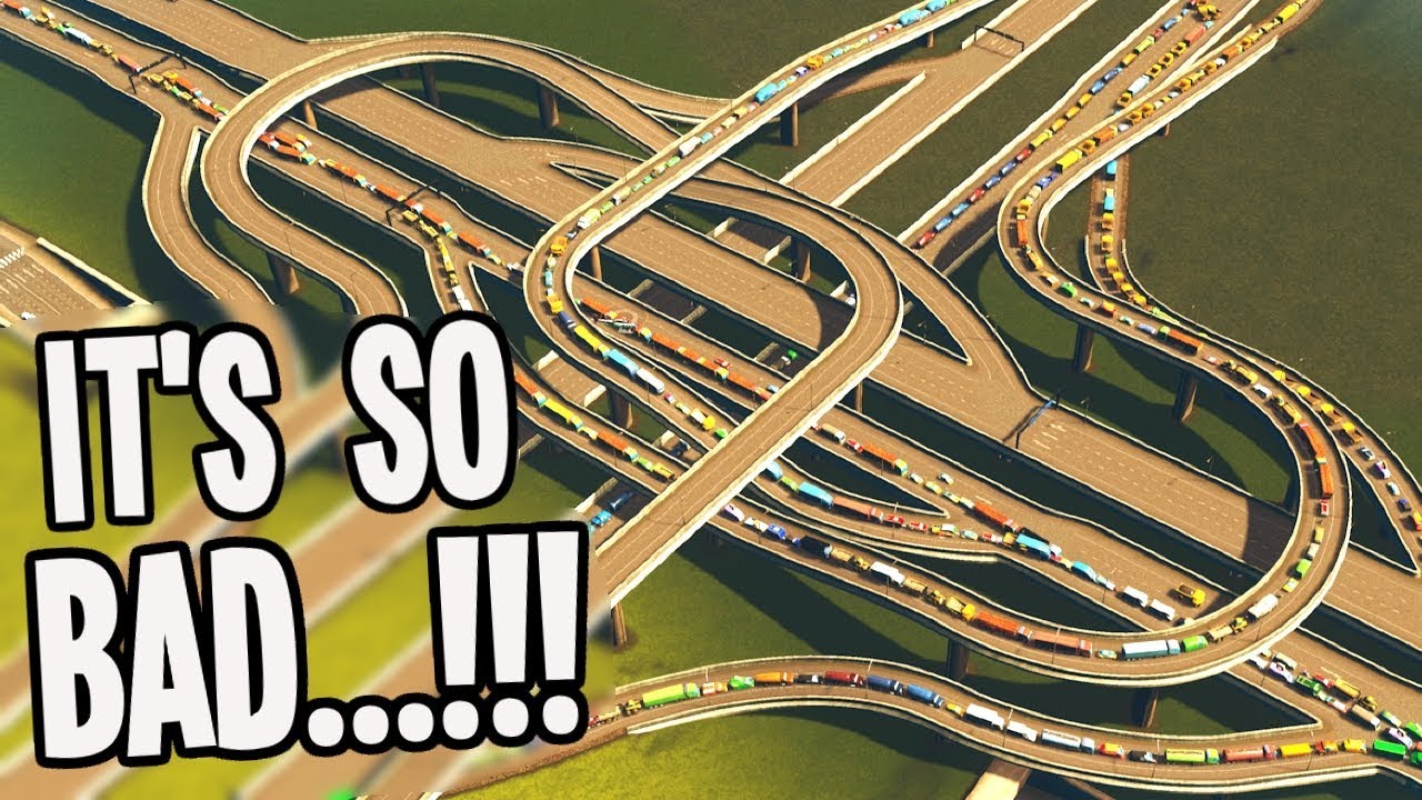 What to do when Traffic HATES YOU in Cities Skylines Fix Your City!