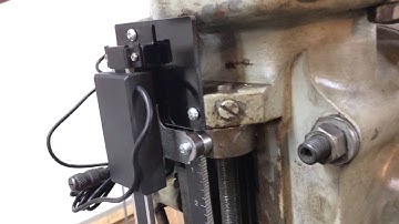 New quill DRO for knee mill