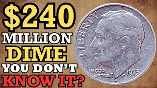 Hidden: 5 Roosevelt Dimes Worth $240 Million In Your Change Jar And You Don't Know It