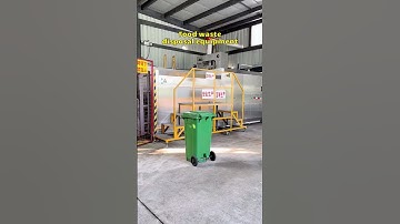 Food waste is processed by our composting machine and convertedinto fertilizer. #compostingmachine