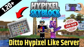 A skyblock server Hypixel For Bedrock(Mcpe) | Showcase of Frost Skyblock Server | Hindi |