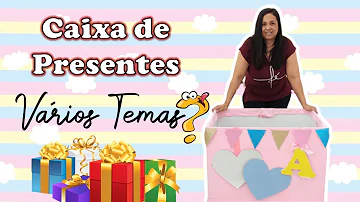 Como montar uma caixa de presente de aniversário?