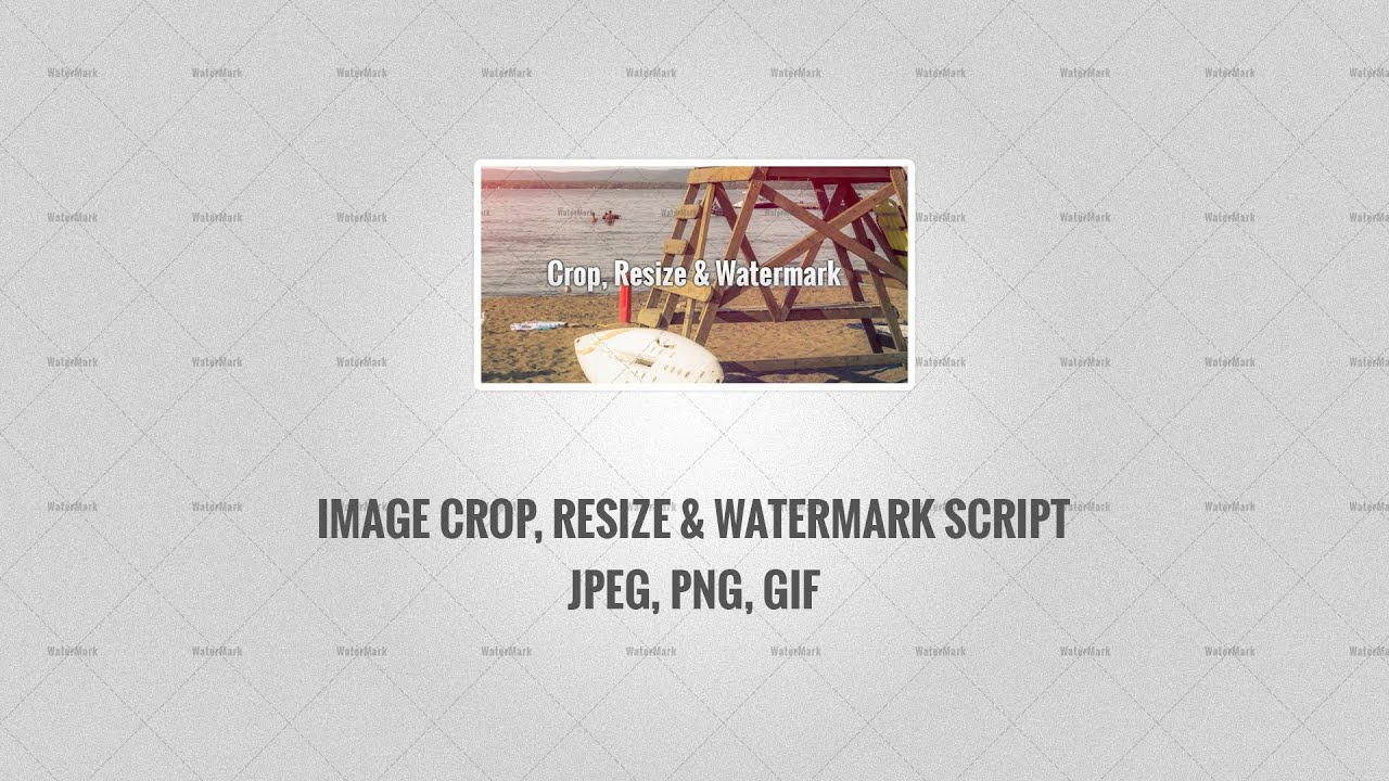 Php watermark на изображение