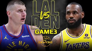 Los Angeles Lakers vs Denver Nuggets Game 3 Full Highlights | 2024 WCR1 | FreeDawkins screenshot 2