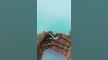 DIY ~ How to make 3D triangle with magnetic balls and square magnets (satisfying video)