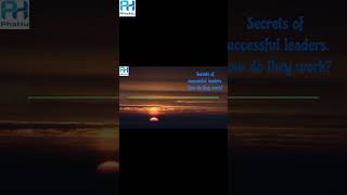 Secrets of successful leaders. How do they work- Book Review English3