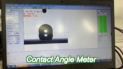 iso 15989 automatic tilt contact angle measurement instrument contact angle tester