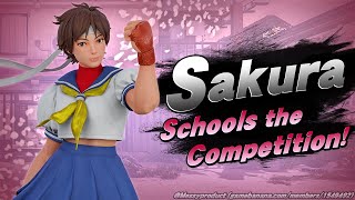 Super Smash Bros Ultimate Street Fighter Sakura Ryu Mod Showcase