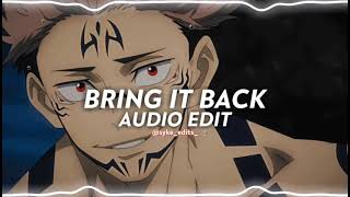 bring it back - travis porter // edit audio Resimi