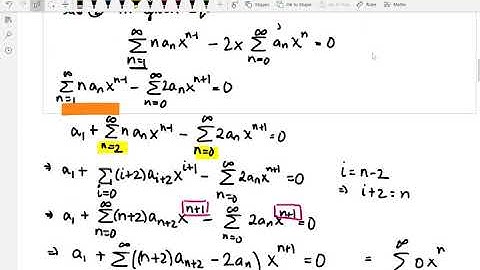 Series Solutions near an ordinary point: 5-2