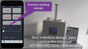 Gorilla App controlling S7 PLC (English)