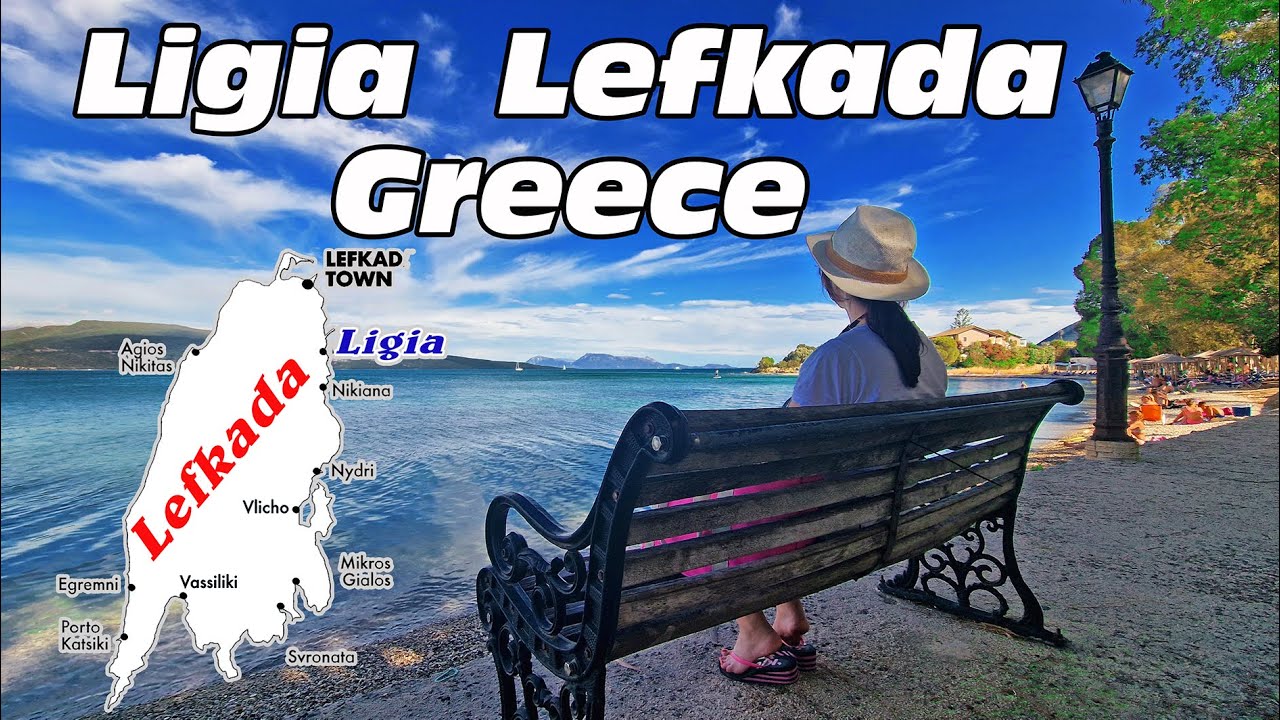 🇬🇷 Ligia, Lefkada Greece | Hidden Fishing Village & Peaceful Beach | PITARFOTO Travel Vlog 4K